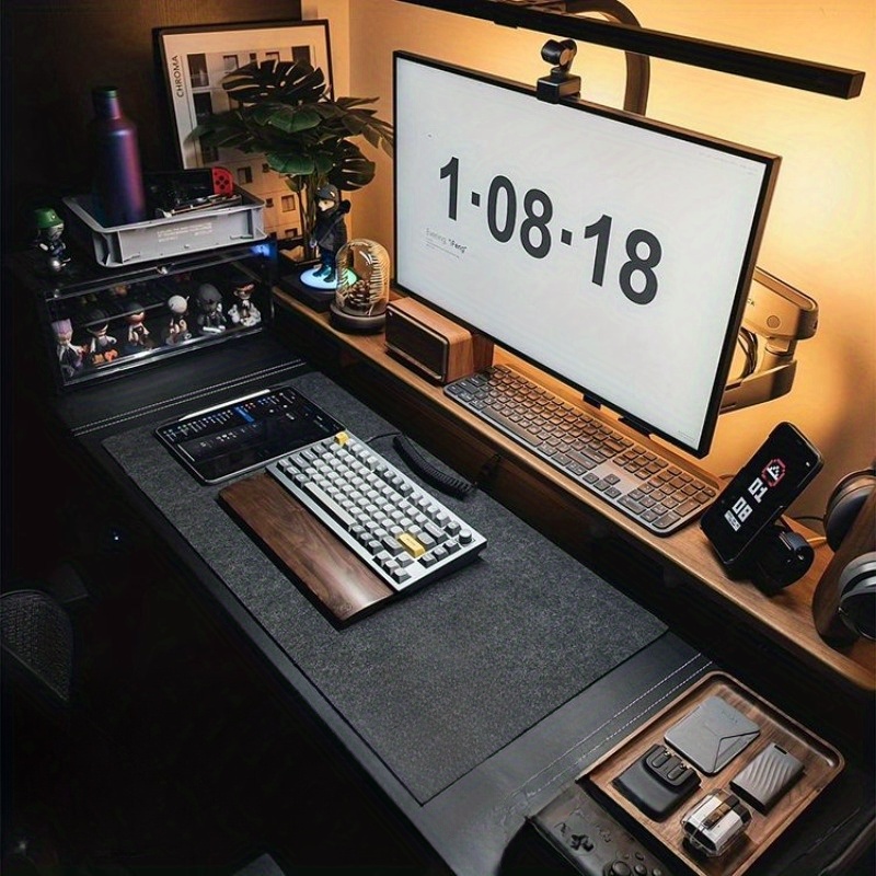 Desk Mat Mouse Pad Extra Large Felt - Extra grote premium vilten muismat voor