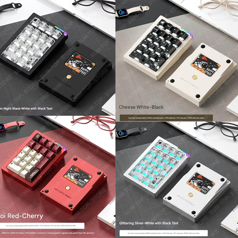 Mechanical Numpad Hot Swap Rgb Wireless - Weikav Stars21S Numpad Kits Draadloos mechanisch