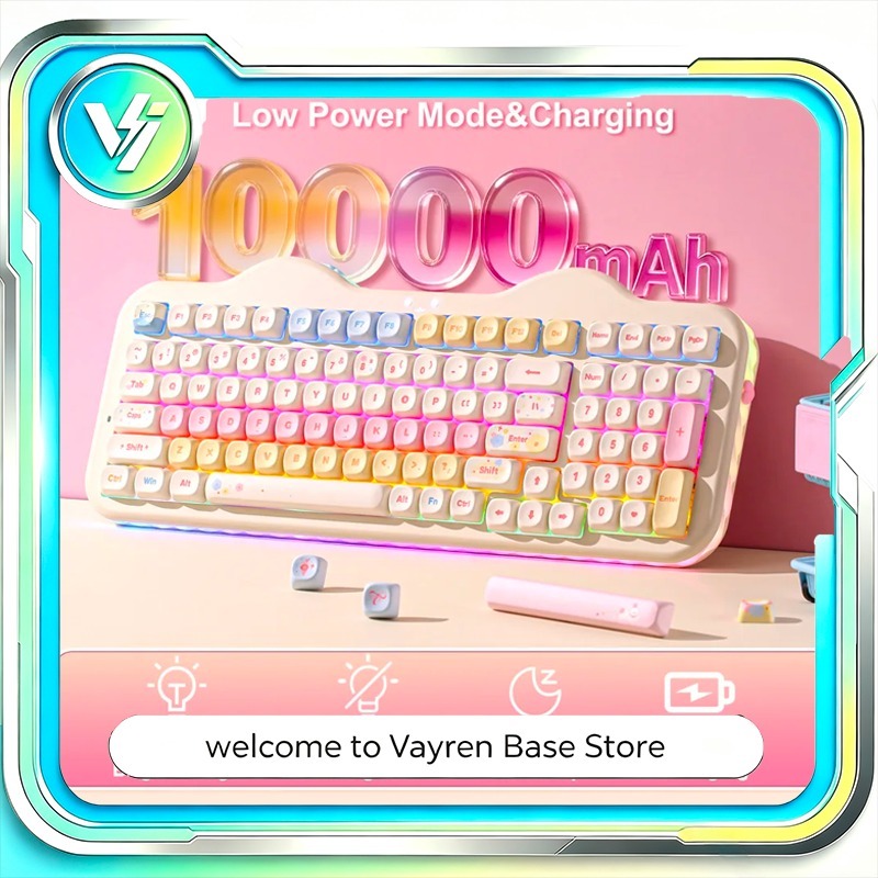 Mechanical Numpad Hot Swap Rgb Wireless - C98 Cake Draadloos Mechanisch Toetsenbord 99-toetsen