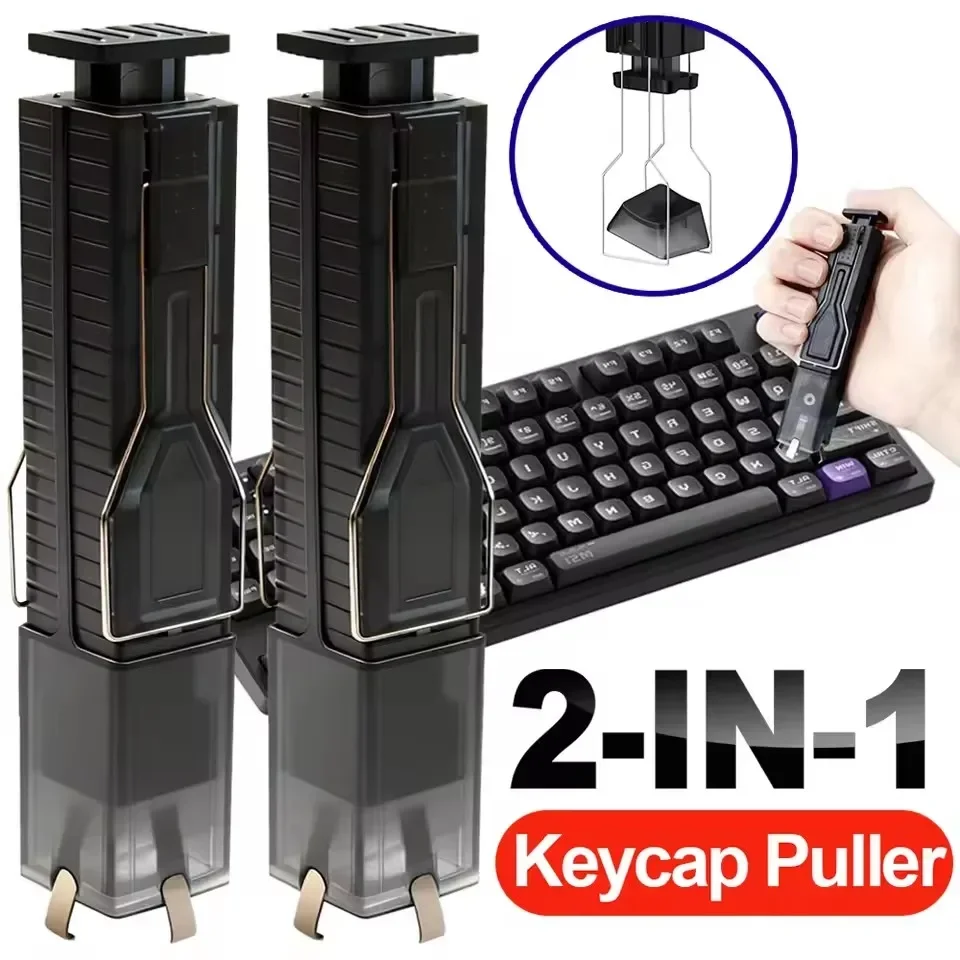 Keycap Puller Switch Puller 2 In 1 - 2-in-1 Keycap-verwijdergereedschap met 4-klauwgrijper, keycap-verwijderaar en
