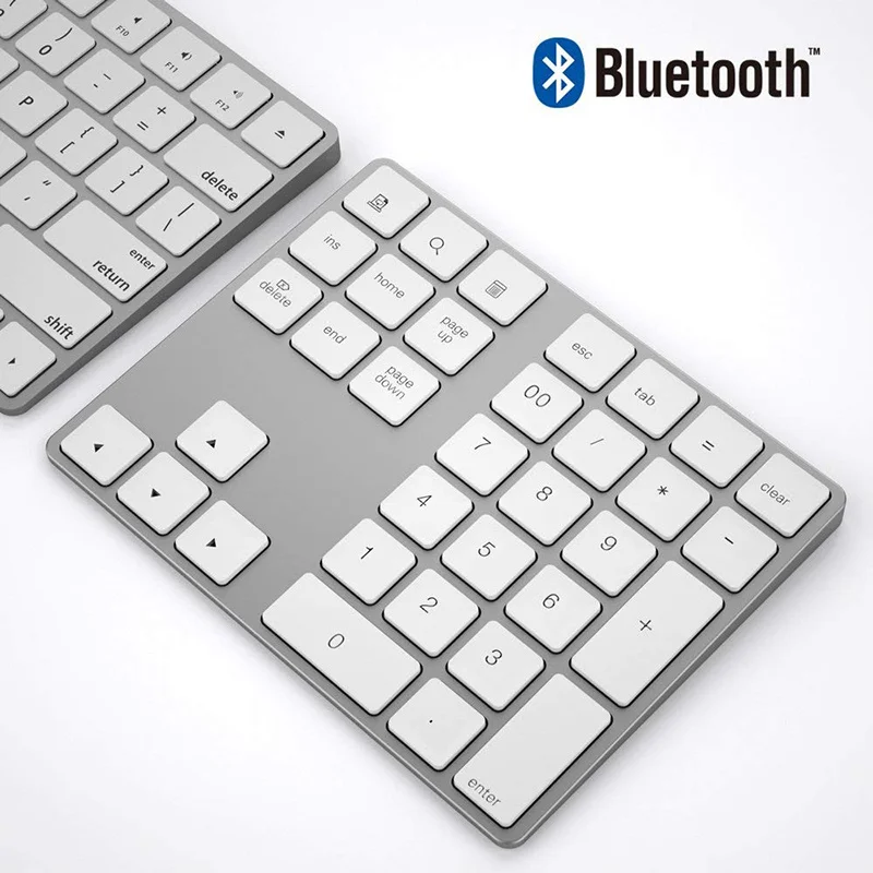 Mini Ultra Thin Bluetooth-numm - Bluetooth Numeric Keypad Aluminum Slim recensie en prijs