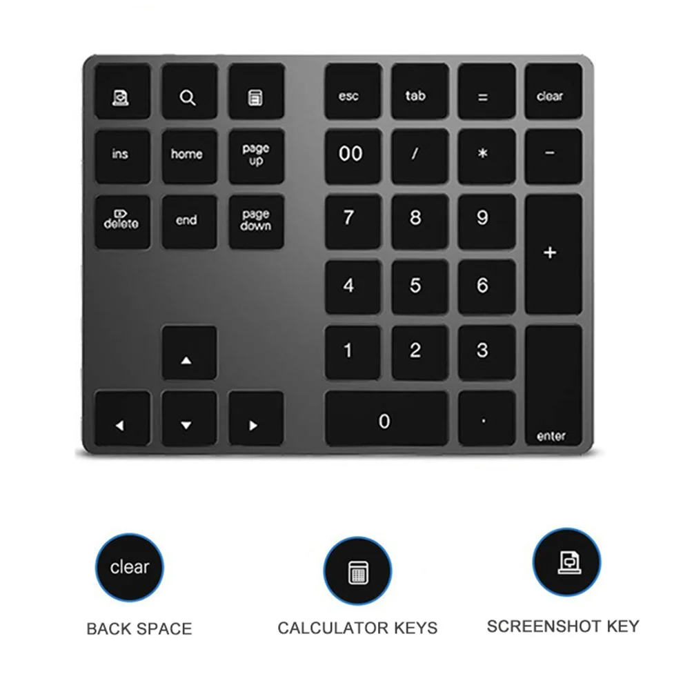 Mini Ultra Thin Bluetooth-numm - Bluetooth Numeric Keypad Aluminum Slim recensie en prijs