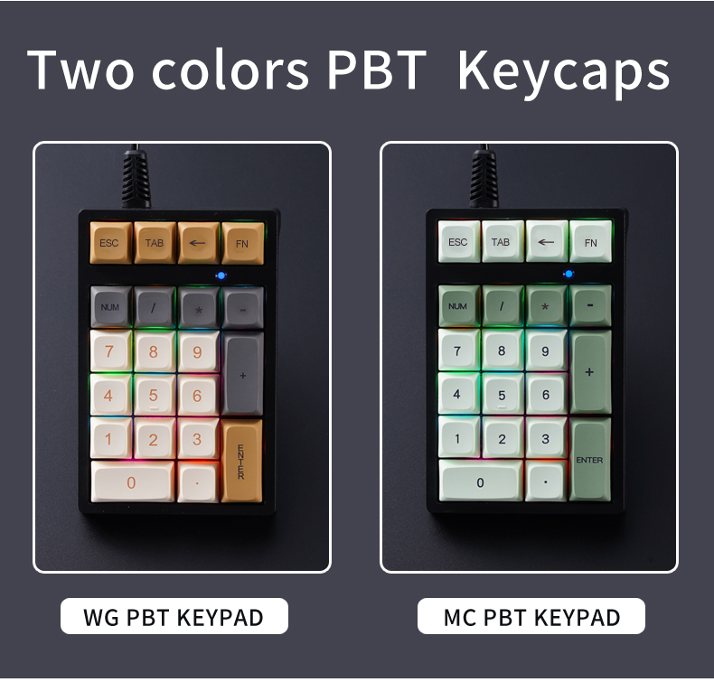 T21 APAYADO Bedraad numeriek t - Pbt Keycaps For Numeric Keypad Numpad recensie en prijs