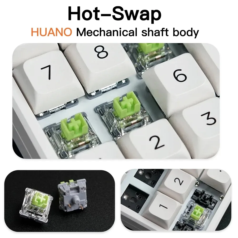 Darmoshark K3 Pro Draadloos Me - Mechanical Numpad Hot Swap Rgb Wireless recensie en prijs