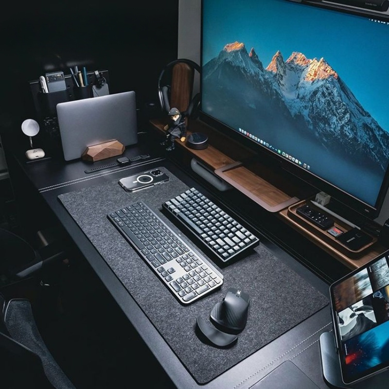 Extra grote premium vilten mui - Desk Mat Mouse Pad Extra Large Felt recensie en prijs