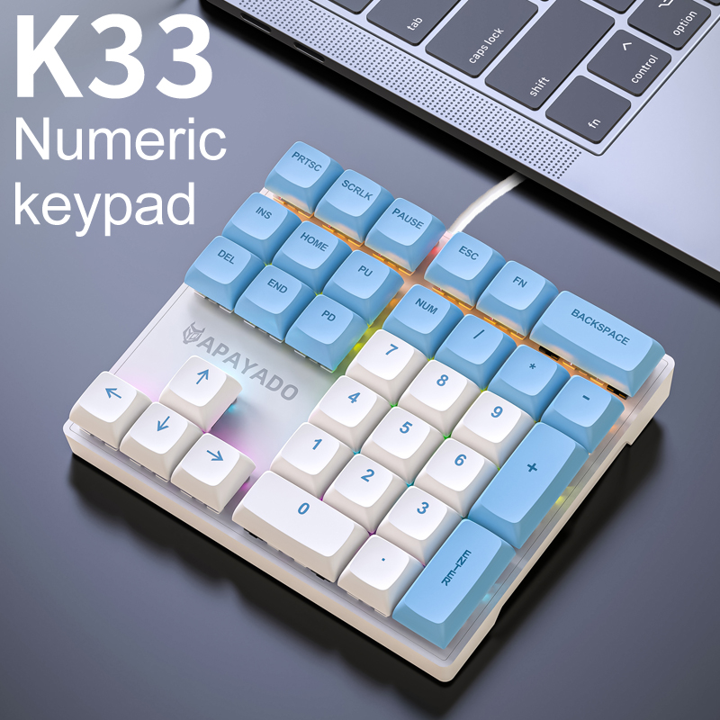 K33 Mechanisch numeriek toetse - Pbt Keycaps For Numeric Keypad Numpad recensie en prijs