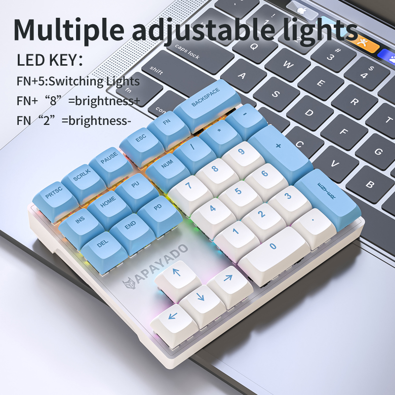 K33 Mechanisch numeriek toetse - Pbt Keycaps For Numeric Keypad Numpad recensie en prijs