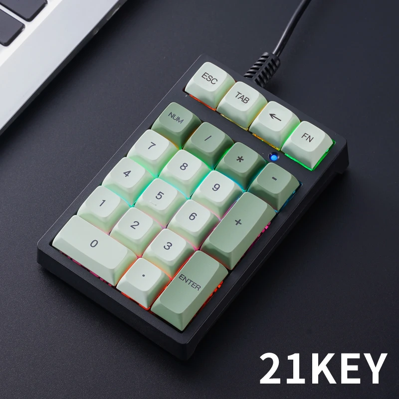 APAYADO T21 Mechanisch Numpad  - Pbt Keycaps For Numeric Keypad Numpad recensie en prijs