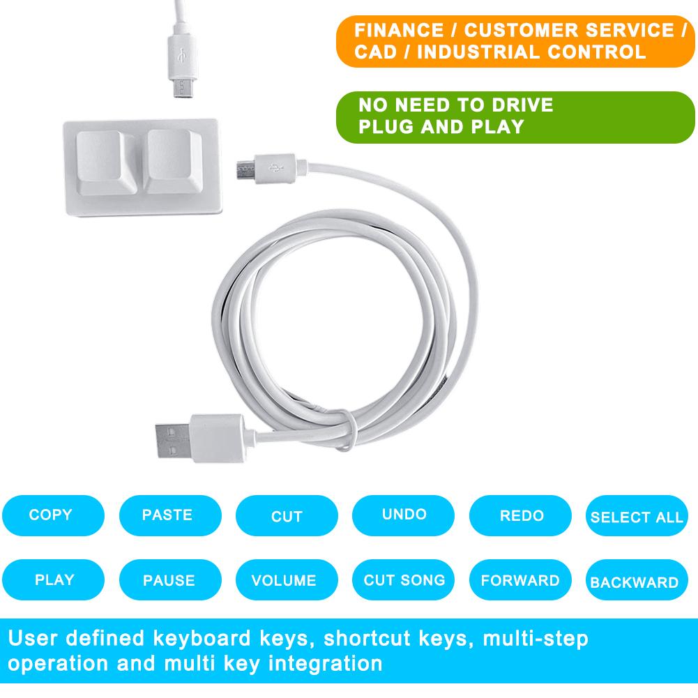 2 Toetsen Rgb Usb Aangepaste P - Custom Number Pad Macro Keypad Programmable recensie en prijs
