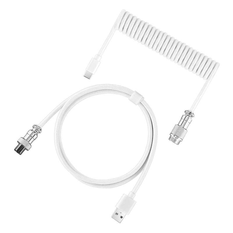 Opgerolde toetsenbordkabel typ - Type C Detachable Cable Coiled Keyboard recensie en prijs