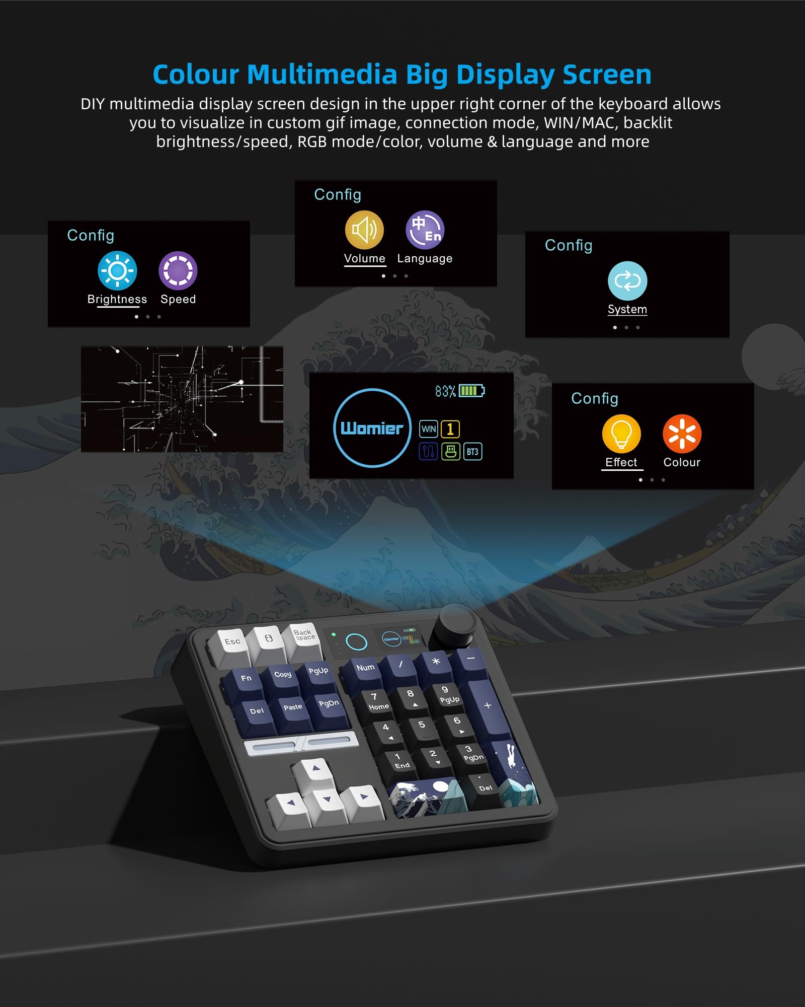 Womier SK30 Mini Mechanisch Nu - Mechanical Numpad Hot Swap Rgb Wireless recensie en prijs