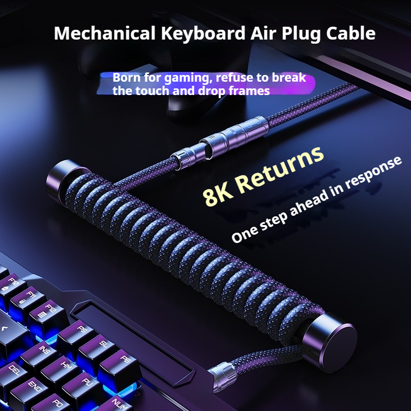 Eary 1,2 m opgerolde toetsenbo - Type C Detachable Cable Coiled Keyboard recensie en prijs