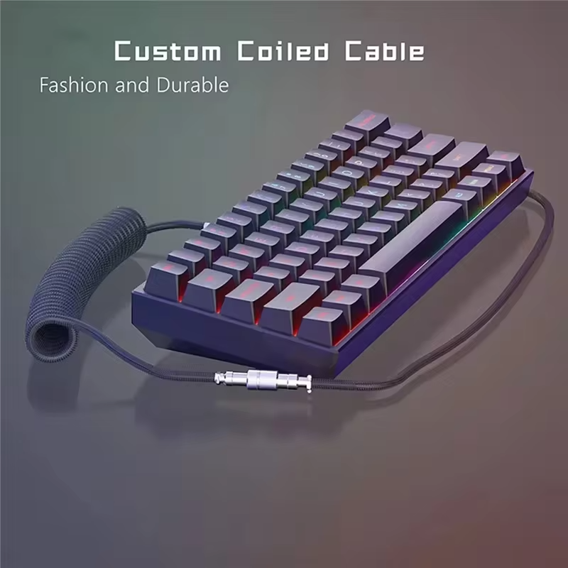 USB Type C Opgerolde Aviator-k - Type C Detachable Cable Coiled Keyboard recensie en prijs