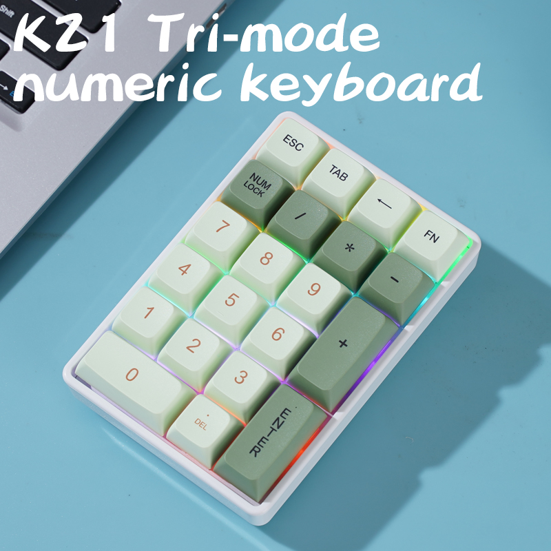 FREEWOLF K21 Draadloos mechani - Mechanical Numpad Hot Swap Rgb Wireless recensie en prijs
