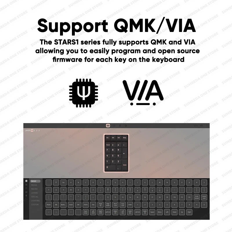 Weikav Stars21 Numpad Kits Dra - Mechanical Numpad Hot Swap Rgb Wireless recensie en prijs